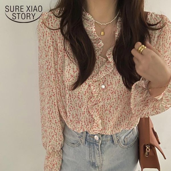 romantic chic vintage print ruffles flare sleeves shirt french retro v-neck chiffon blouse women sleeve 10115, White
romantic chic vintage print ruffles flare sleeves shirt french retro v-neck chiffon blouse women sleeve 10115, White