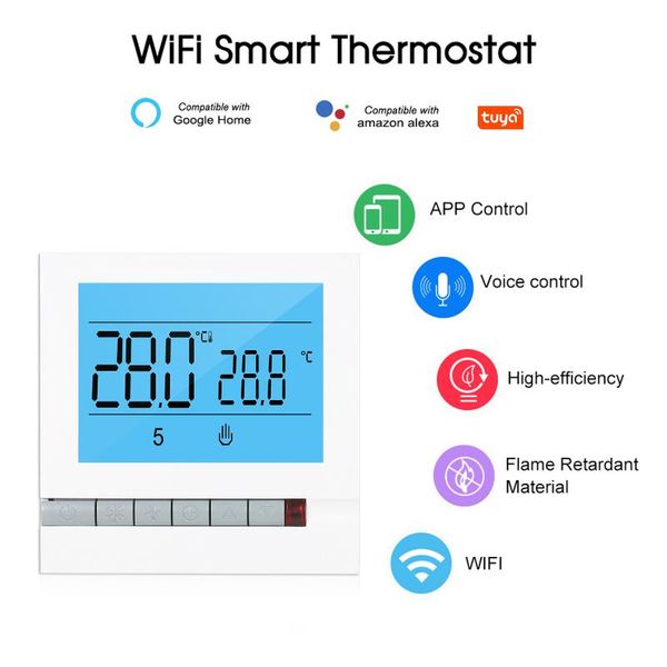 smart home control tuya large programmable wifi water heating thermostat lcd screen temperature controller support alexa google
smart home control tuya large programmable wifi water heating thermostat lcd screen temperature controller support alexa google