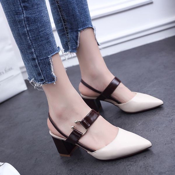 spring hollow coarse sandals high-heeled shallow mouth pointed pumps shoes women female high heels large size mujer yuj89dress shoes, Black
spring hollow coarse sandals high-heeled shallow mouth pointed pumps shoes women female high heels large size mujer yuj89dress shoes, Black