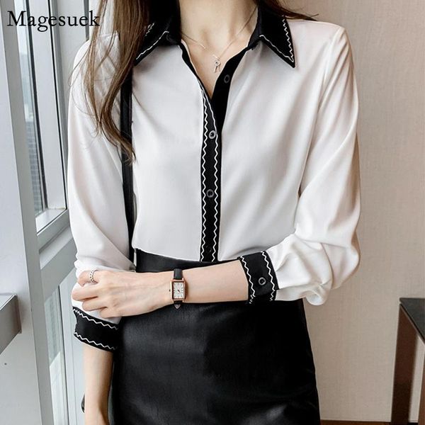 women's blouses & shirts long sleeve chiffon blouse shirt women button office lady white spring summer loose casual 12858
women's blouses & shirts long sleeve chiffon blouse shirt women button office lady white spring summer loose casual 12858