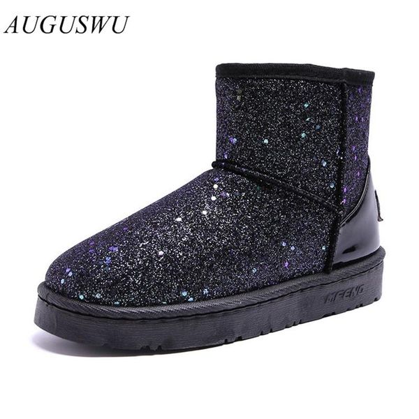 boots women glitter snow sheoes woman platform warm ankle short plush soft ladies boot fur bling female casual shoes, Black
boots women glitter snow sheoes woman platform warm ankle short plush soft ladies boot fur bling female casual shoes, Black
