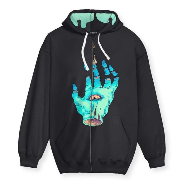 finger pattern men s zip-up hoodie visual impact party punk gothic round neck american sweater hoodie, Black
finger pattern men s zip-up hoodie visual impact party punk gothic round neck american sweater hoodie, Black