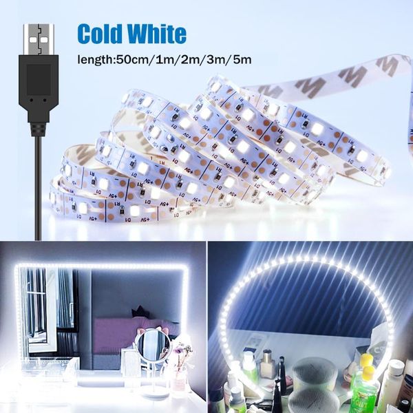 1/2/3/5m makeup mirror light string usb 5v dressing table bathroom lamp tape led vanity mirror make up light strip home decor
1/2/3/5m makeup mirror light string usb 5v dressing table bathroom lamp tape led vanity mirror make up light strip home decor