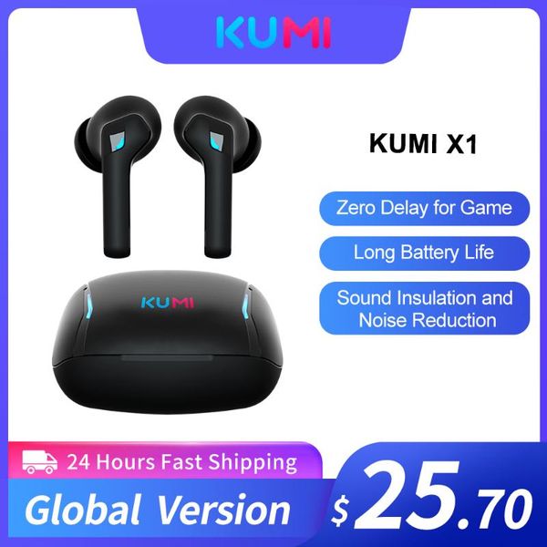 headphones & earphones kumi x1 gaming earbuds low latency tws bluetooth 5.0 earphone with mic bass audio sound wireless headset
headphones & earphones kumi x1 gaming earbuds low latency tws bluetooth 5.0 earphone with mic bass audio sound wireless headset