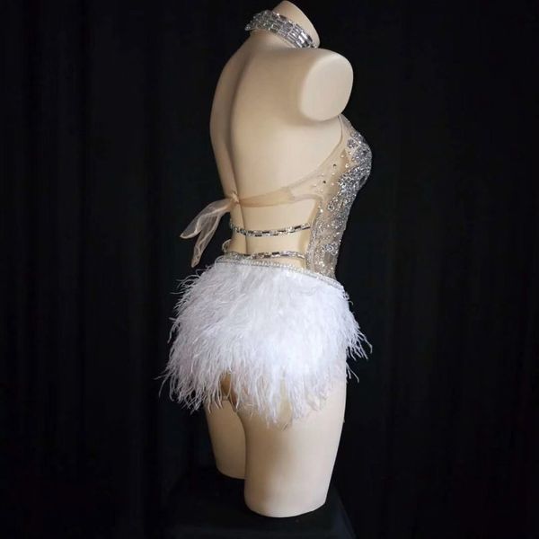 sparkly rhinestones mesh bodysuit women feather leotard stage dance costume nightclub outfit bar party celebrate birthday dress, Black;red
sparkly rhinestones mesh bodysuit women feather leotard stage dance costume nightclub outfit bar party celebrate birthday dress, Black;red
