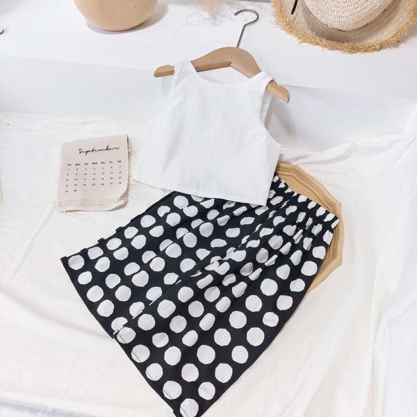 new vest 2020 dot korean children's suit baby summer net red fashionable clothes trend s9119, White
new vest 2020 dot korean children's suit baby summer net red fashionable clothes trend s9119, White