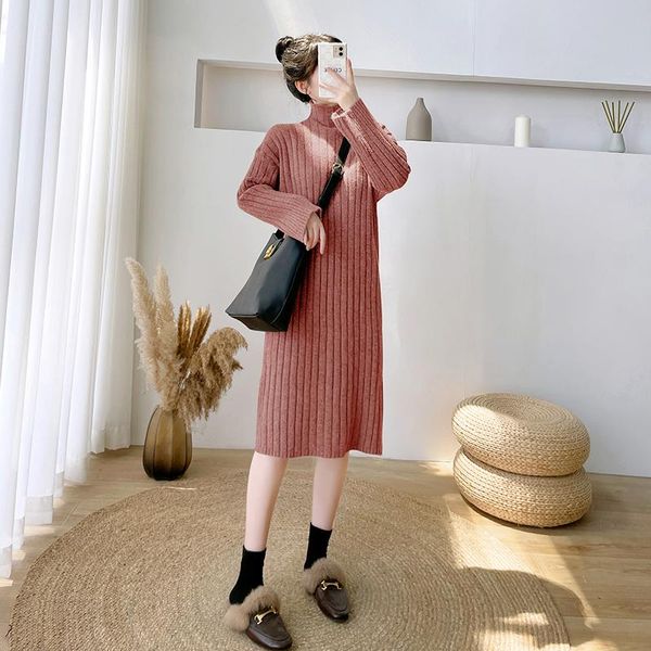 casual dresses coigarsam women dress winter 2022 office lady knitting long sleeve solid o-neck upset brown brick red black, Black;gray
casual dresses coigarsam women dress winter 2022 office lady knitting long sleeve solid o-neck upset brown brick red black, Black;gray