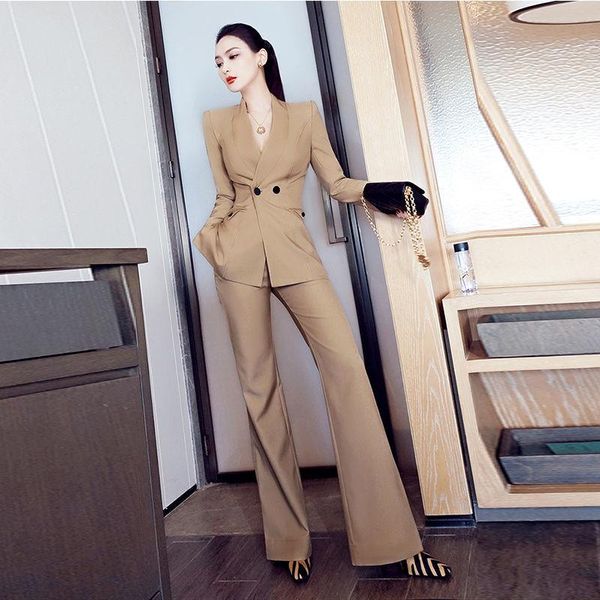 women's two piece pants design 2021 blazer sets autumn & spring 2 pieces suits office lady double breasted coat outfit with, White
women's two piece pants design 2021 blazer sets autumn & spring 2 pieces suits office lady double breasted coat outfit with, White