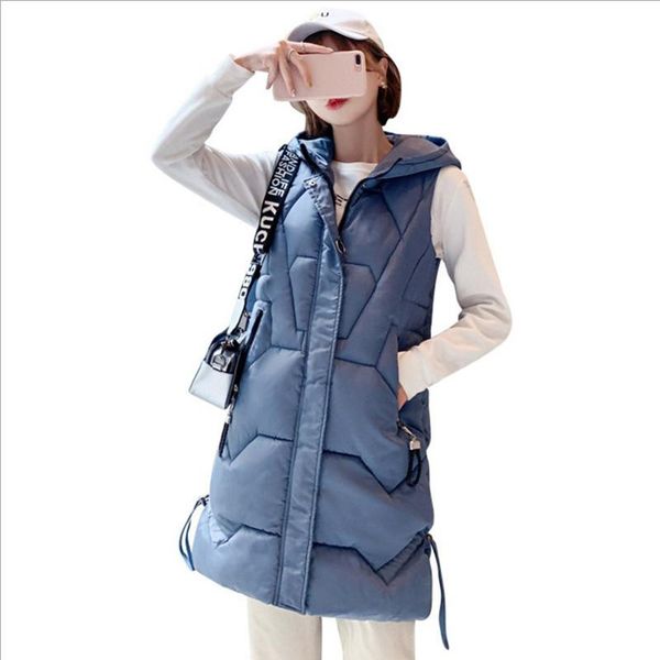 women's vests long vest women autumn winter coat 2021 waistcoat fashion ladies hooded outerwear jacket for female, Black;white
women's vests long vest women autumn winter coat 2021 waistcoat fashion ladies hooded outerwear jacket for female, Black;white