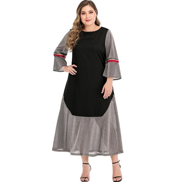 plus size dresses autumn women long maxi dress chiffon one-piece night club party elegant street loose vestidos mujer verano 2021, Black
plus size dresses autumn women long maxi dress chiffon one-piece night club party elegant street loose vestidos mujer verano 2021, Black