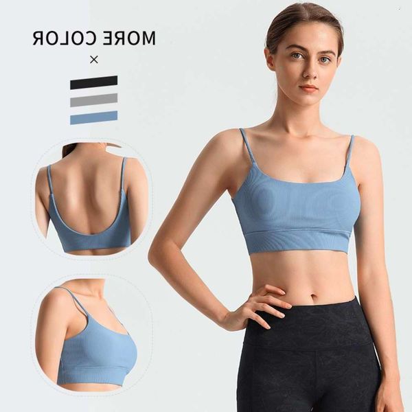2021new vest sports bra large back sling yoga sportswear women's top, Gray
2021new vest sports bra large back sling yoga sportswear women's top, Gray