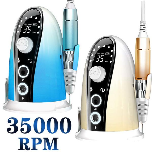 nail drill & accessories 35000rpm cutter manicure machine for acrylic gel efile touch and foot control chargeable art salon equipment
nail drill & accessories 35000rpm cutter manicure machine for acrylic gel efile touch and foot control chargeable art salon equipment