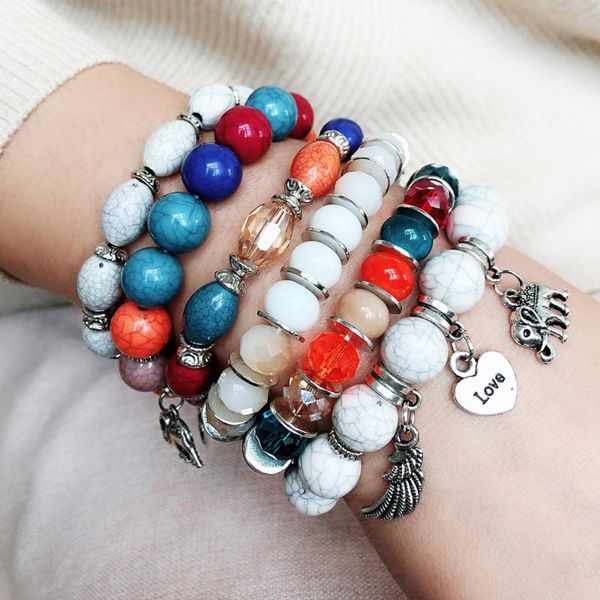 charm bracelets boho multilayer beaded bracelet romantic letter feather elephant lucky beads jewelry gifts wholesale, Golden;silver
charm bracelets boho multilayer beaded bracelet romantic letter feather elephant lucky beads jewelry gifts wholesale, Golden;silver