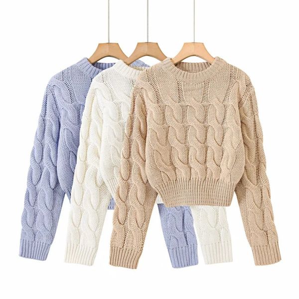 2021 female autumn new fashion style long sleeve around the neck of knitted thin pullover short thickened sweater mowe, White;black 
2021 female autumn new fashion style long sleeve around the neck of knitted thin pullover short thickened sweater mowe, White;black