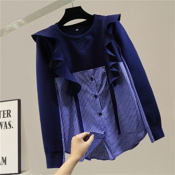 slobbery fashion pullover shirt shredded stripes female-style korean women's shirts loose all-matching with hood s13r, Black
slobbery fashion pullover shirt shredded stripes female-style korean women's shirts loose all-matching with hood s13r, Black