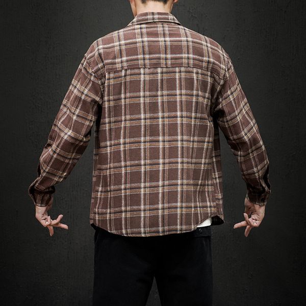 new 2021 men's oversized plaid shirts mens fashion blouse 5xl oversize long sleeves shirt for men man clothing casual tvcu, White;black
new 2021 men's oversized plaid shirts mens fashion blouse 5xl oversize long sleeves shirt for men man clothing casual tvcu, White;black