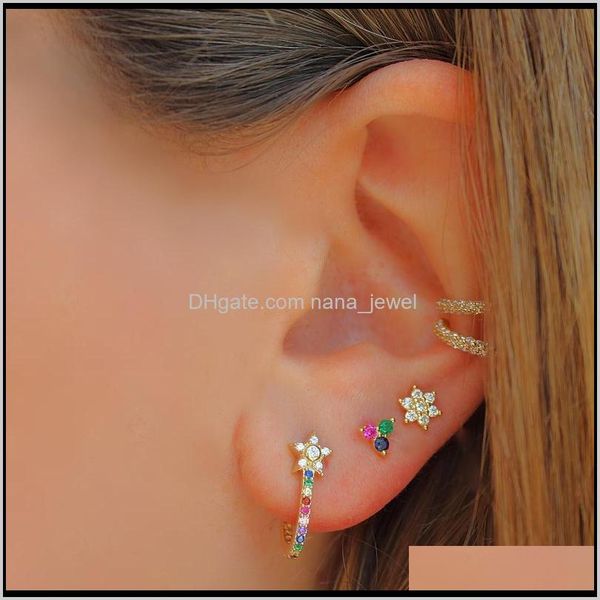 classic simple moon star rainbow cz earring stud for women antique gold earring oorbellen brincos jewelry accessories gxaka hatdz, Golden;silver
classic simple moon star rainbow cz earring stud for women antique gold earring oorbellen brincos jewelry accessories gxaka hatdz, Golden;silver