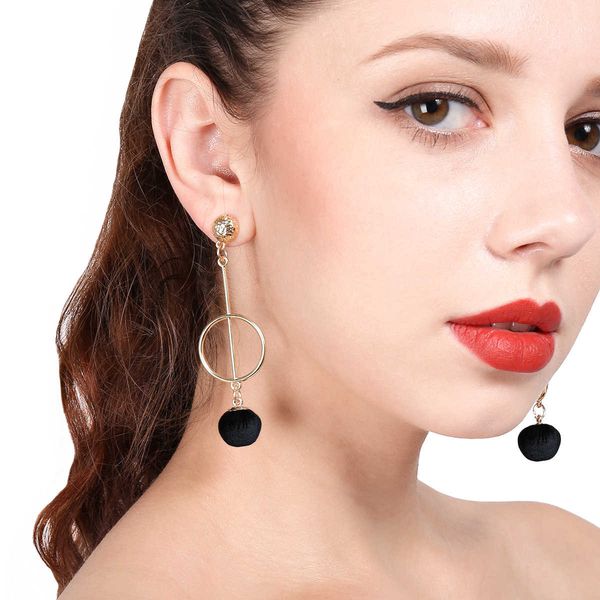 jewelry personality simple pendant alloy hollow out earrings women's b0837, Silver
jewelry personality simple pendant alloy hollow out earrings women's b0837, Silver