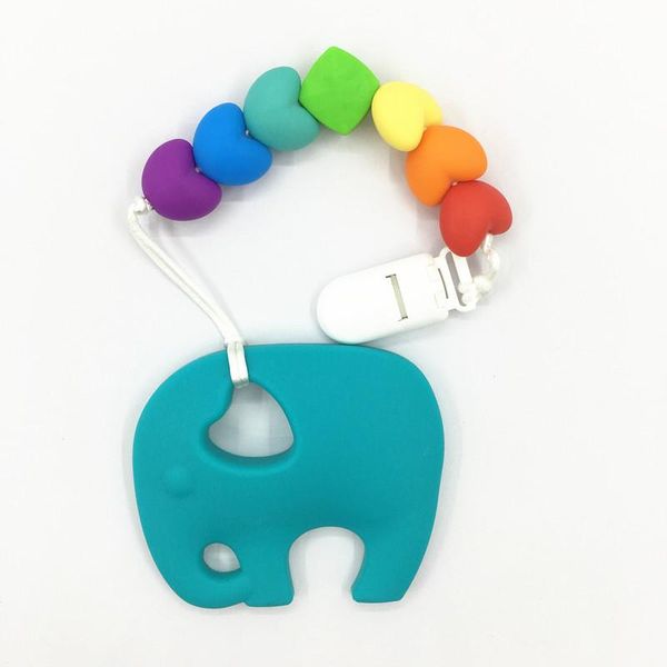 pacifiers# silicon baby teether pacifier clip chain born dummy holder soft chewable toy with heart beads elephant teetgher clips
pacifiers# silicon baby teether pacifier clip chain born dummy holder soft chewable toy with heart beads elephant teetgher clips