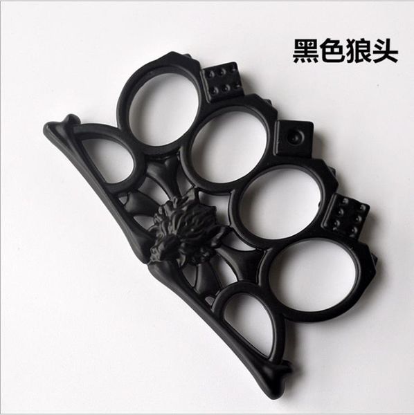 self-defense weapon black wolf head iron four-fingered tiger hand clasp fist clasp tiger finger martial arts glove hand support ring ring855
self-defense weapon black wolf head iron four-fingered tiger hand clasp fist clasp tiger finger martial arts glove hand support ring ring855