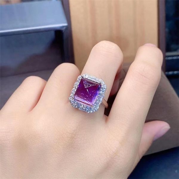 cluster rings 925 silver amethyst ring for party 10*10mm natural fashion gemstone, Golden;silver
cluster rings 925 silver amethyst ring for party 10*10mm natural fashion gemstone, Golden;silver
