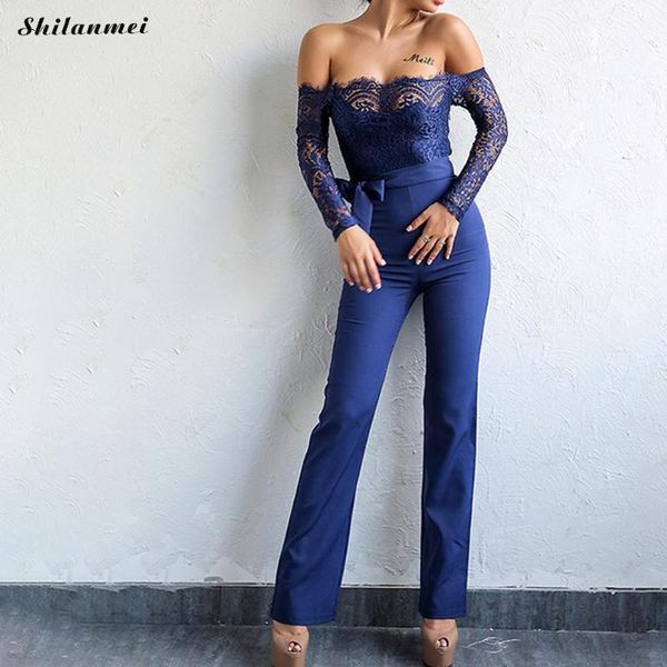 women's jumpsuits & rompers fashion spring summer women lace patchwork embroidery party jumpsuit ladies bodysuits, Black;white
women's jumpsuits & rompers fashion spring summer women lace patchwork embroidery party jumpsuit ladies bodysuits, Black;white