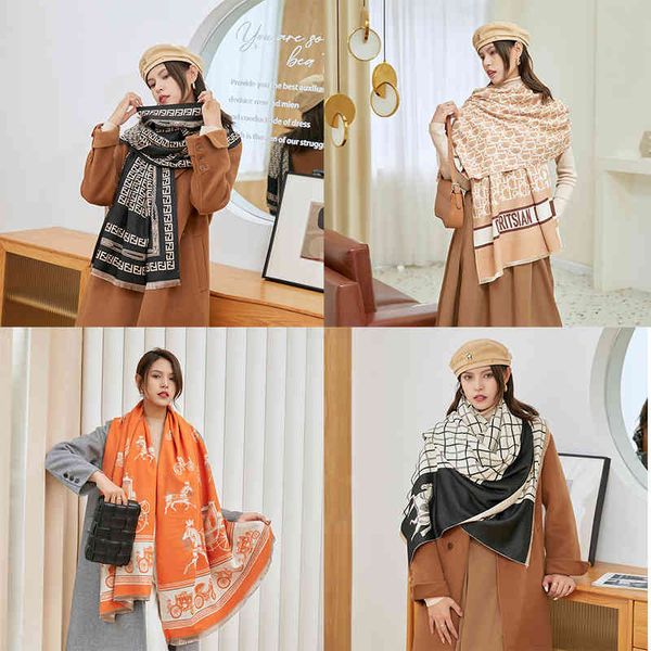 the new design autumn and winter korean fashion versatile female warm thickened imitation cashmere shawl student couple scarf, Blue;gray
the new design autumn and winter korean fashion versatile female warm thickened imitation cashmere shawl student couple scarf, Blue;gray