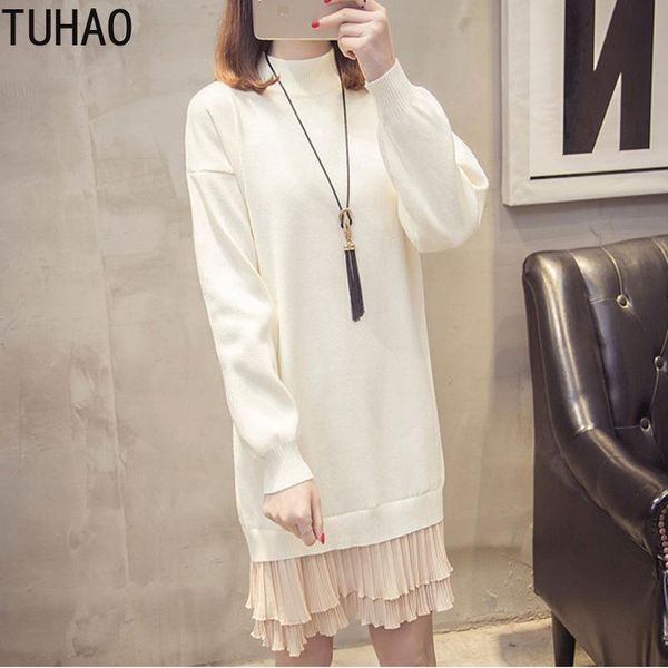 casual dresses tuhao autumn winter big size women loose dress elegant patchwork pleated plus large sizes party, Black;gray
casual dresses tuhao autumn winter big size women loose dress elegant patchwork pleated plus large sizes party, Black;gray