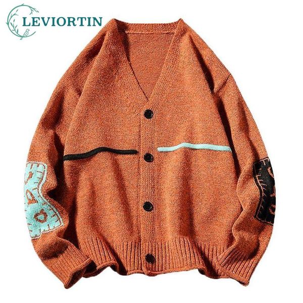 men's sweaters harajuku sweater oversize streetwear korean fashion cardigan pullover for men knitted coat masculino, White;black
men's sweaters harajuku sweater oversize streetwear korean fashion cardigan pullover for men knitted coat masculino, White;black