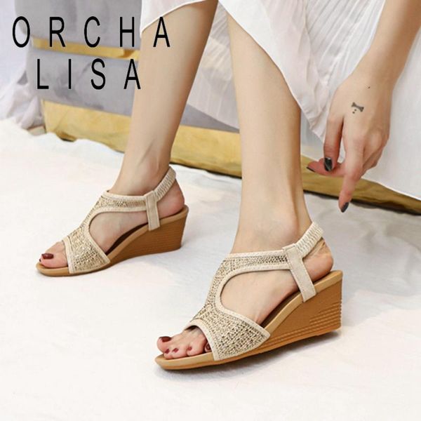 sandals orcha lisa women 2021 open toe 5cm wedge heels zip soft bohemian flower stylish multi colors big size 36-42 a3635, Black
sandals orcha lisa women 2021 open toe 5cm wedge heels zip soft bohemian flower stylish multi colors big size 36-42 a3635, Black