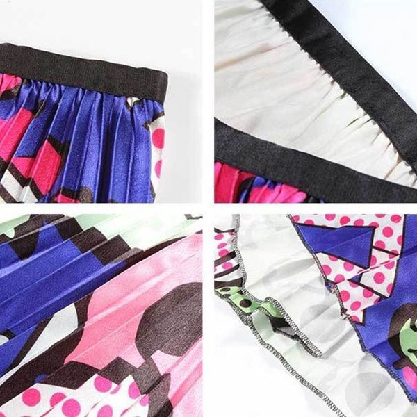 New 2021 Women Fahsion Cartoon Pattern Pleated Summer High Waist Casual Chiffon Midi Shirts Plus Size A-line Skirts FR7N, Black
New 2021 Women Fahsion Cartoon Pattern Pleated Summer High Waist Casual Chiffon Midi Shirts Plus Size A-line Skirts FR7N, Black