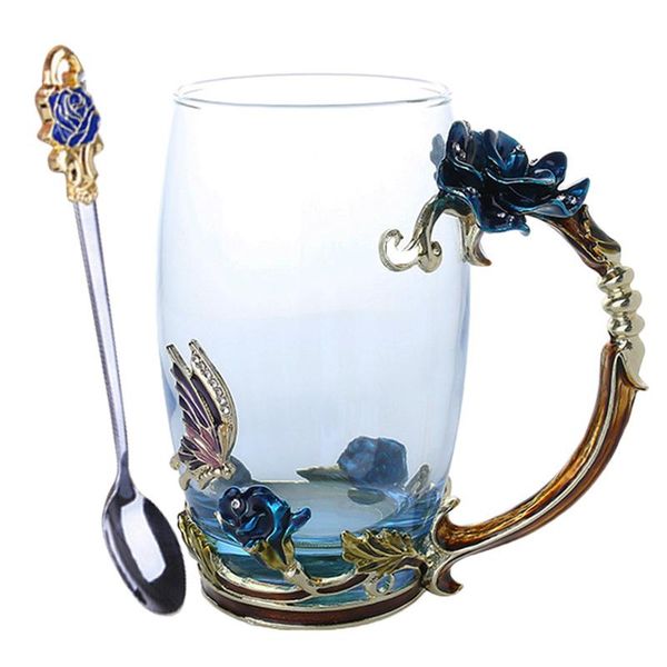 cups & saucers enamel coffee tea cup mug 3d rose butterfly glass wedding gift bom666
cups & saucers enamel coffee tea cup mug 3d rose butterfly glass wedding gift bom666