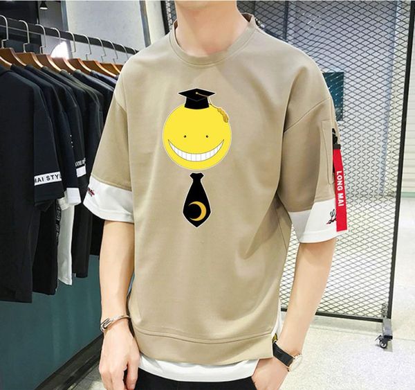 men's t-shirts japan anime ansatsu kyoushitsu t shirt teenagers cartoon tees casual summer short sleeves, White;black
men's t-shirts japan anime ansatsu kyoushitsu t shirt teenagers cartoon tees casual summer short sleeves, White;black