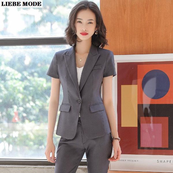 women's two piece pants women summer suits office work trouser suit womens short sleeve blazer with business wear pantsuit black grey, White
women's two piece pants women summer suits office work trouser suit womens short sleeve blazer with business wear pantsuit black grey, White