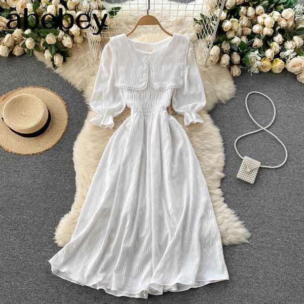 french sweet dress women lace turndown-collar puff sleeve a-line dress summer boho dress 210715, Black;gray
french sweet dress women lace turndown-collar puff sleeve a-line dress summer boho dress 210715, Black;gray