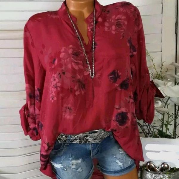spring fashion chiffon v-neck women blouse long sleeve shirts floral plus size casual office lady blusas women's blouses, White
spring fashion chiffon v-neck women blouse long sleeve shirts floral plus size casual office lady blusas women's blouses, White