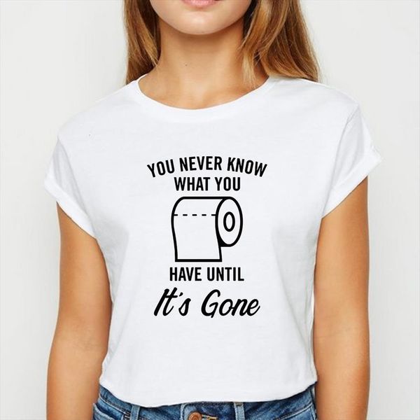 toilet paper its gone vogue womens spring summer printing design vestidos o collar shirts, White
toilet paper its gone vogue womens spring summer printing design vestidos o collar shirts, White