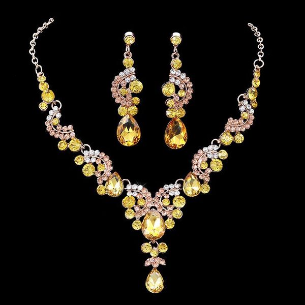earrings & necklace female bride color two part set blue champagne jewelry jewellery, Silver
earrings & necklace female bride color two part set blue champagne jewelry jewellery, Silver