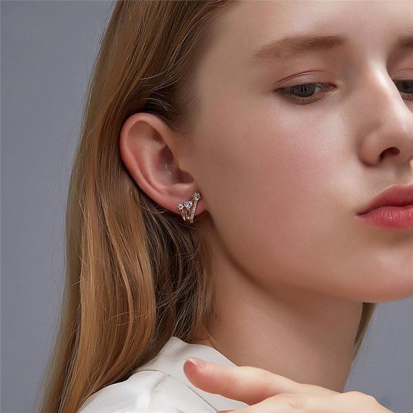 korean three layers diamond stud earrings women geometric copper ear drop for business style party gift gold earring jewelry fashion accesso, Golden;silver
korean three layers diamond stud earrings women geometric copper ear drop for business style party gift gold earring jewelry fashion accesso, Golden;silver