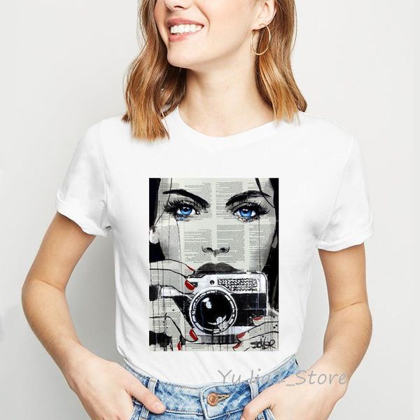 pgraphic print tshirt women vintage camera girl design t shirt 90s chemise femme diy holiday shirt, White
pgraphic print tshirt women vintage camera girl design t shirt 90s chemise femme diy holiday shirt, White