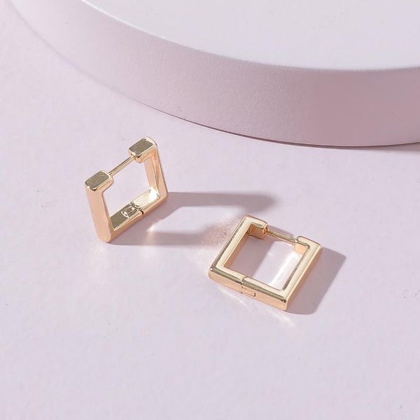 hoop & huggie women's simple design gold color copper geometric small earrings minimalist huggies earring, Golden;silver
hoop & huggie women's simple design gold color copper geometric small earrings minimalist huggies earring, Golden;silver