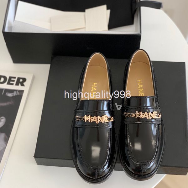 dress shoes quan zhilong's same style small fragrance chain bright face leather shoes, women's one pedal flat bottom lefu shoes, Black
dress shoes quan zhilong's same style small fragrance chain bright face leather shoes, women's one pedal flat bottom lefu shoes, Black