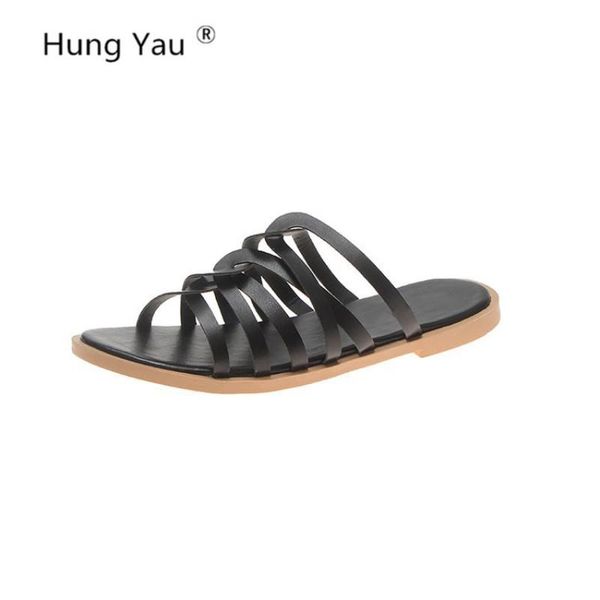 sandals women fashion summer vintage leather shoes woman open peep toe comfortable flip flops beach size 39, Black
sandals women fashion summer vintage leather shoes woman open peep toe comfortable flip flops beach size 39, Black