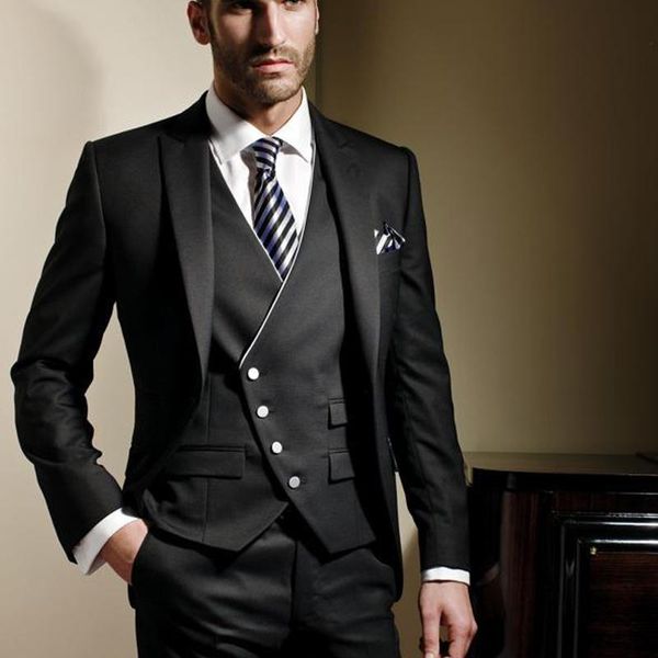 men's suits & blazers tpsaade black 3 pieces formal 2021 blazer men slim fit custom wedding tuxedos for groom (jacket+pants+vest), White;black
men's suits & blazers tpsaade black 3 pieces formal 2021 blazer men slim fit custom wedding tuxedos for groom (jacket+pants+vest), White;black