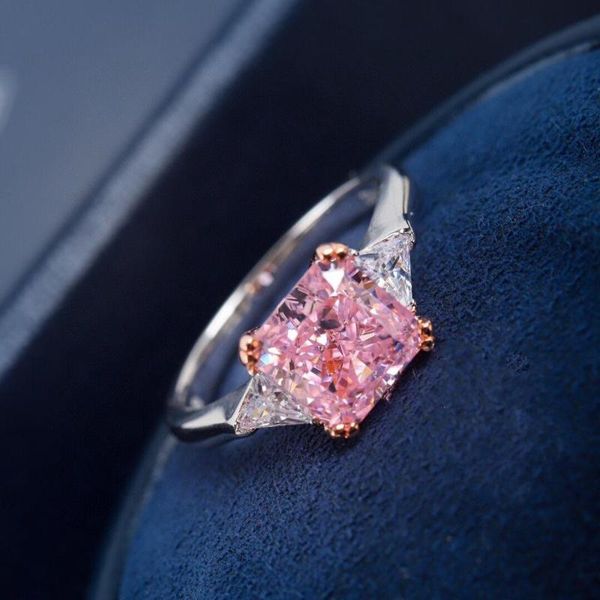 cluster rings brand pure 925 sterling silver jewelry for women pink diamond wedding ring sapphire engagement luxury top, Golden;silver
cluster rings brand pure 925 sterling silver jewelry for women pink diamond wedding ring sapphire engagement luxury top, Golden;silver