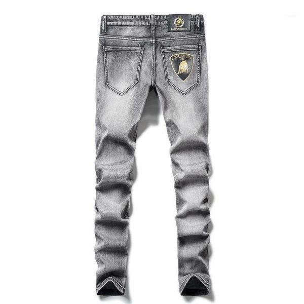 men's jeans spring thin trousers cotton slim elastic cow brand business pants classic style summer denim male, Blue
men's jeans spring thin trousers cotton slim elastic cow brand business pants classic style summer denim male, Blue