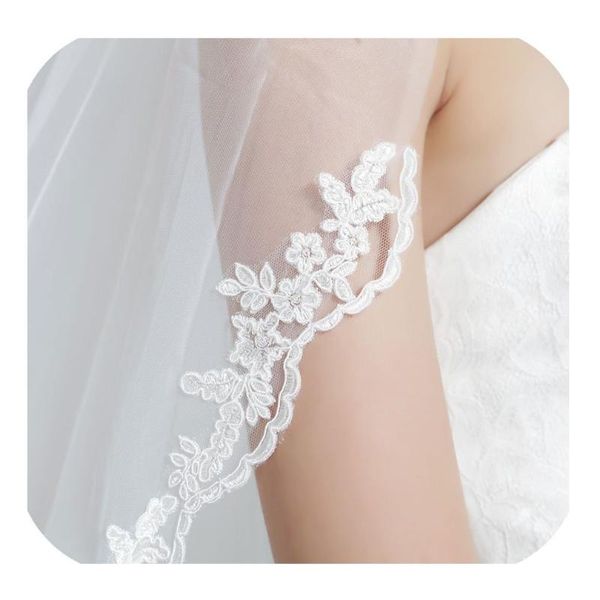 bridal veils wedding veil with comb 1 tier lace applique edge fingertip length 36" accessories ivory, Black
bridal veils wedding veil with comb 1 tier lace applique edge fingertip length 36" accessories ivory, Black