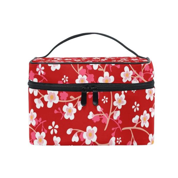 fengju cosmetic bag portable travel organizer hanging toiletry case storage tote for girls woman sakura red
fengju cosmetic bag portable travel organizer hanging toiletry case storage tote for girls woman sakura red