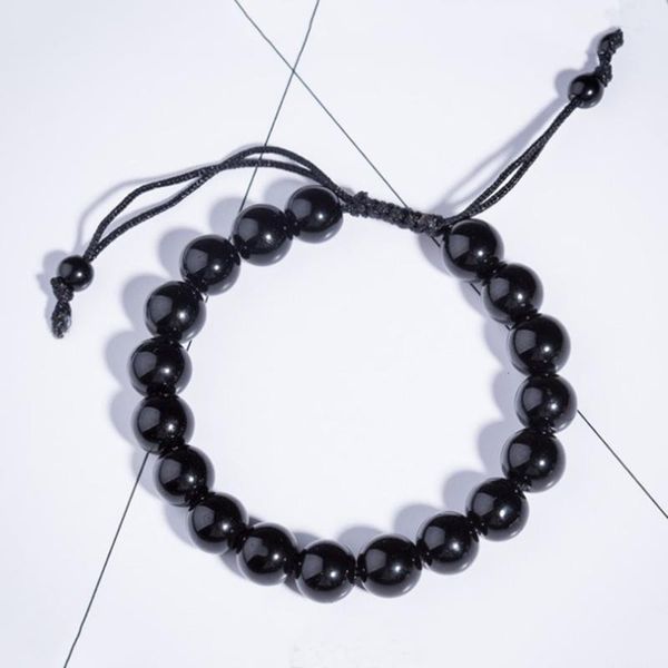 beaded, strands fashion black obsidian bracelet adjustable braided string braclet men women paired braslet erkek bileklik homme accessories
beaded, strands fashion black obsidian bracelet adjustable braided string braclet men women paired braslet erkek bileklik homme accessories
