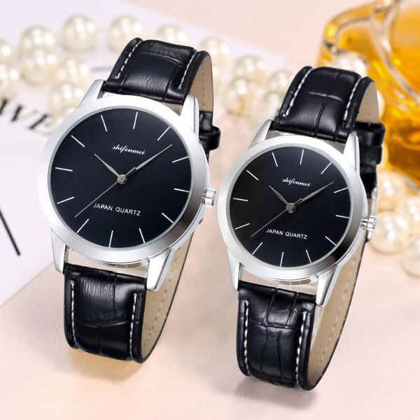wristwatches shifenmei couple watch men women quartz wristwatch lovers's clocks bracelets watches luxury montre feminino relogio mascul, Slivery;brown
wristwatches shifenmei couple watch men women quartz wristwatch lovers's clocks bracelets watches luxury montre feminino relogio mascul, Slivery;brown